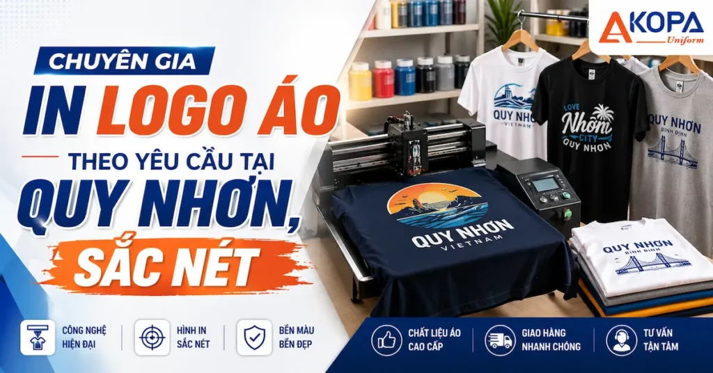 Chuyên Gia In Logo Áo Theo Yêu Cầu Tại Quy Nhơn, Sắc Nét