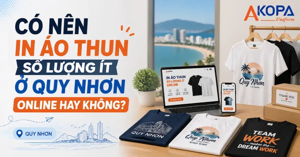 Có Nên In Áo Thun Số Lượng Ít Ở Quy Nhơn Online Hay Không?