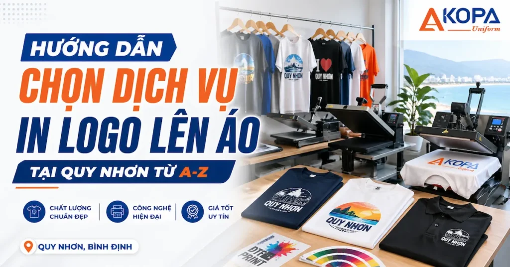 Hướng Dẫn Chọn Dịch Vụ In Logo Lên Áo Tại Quy Nhơn Từ A-Z