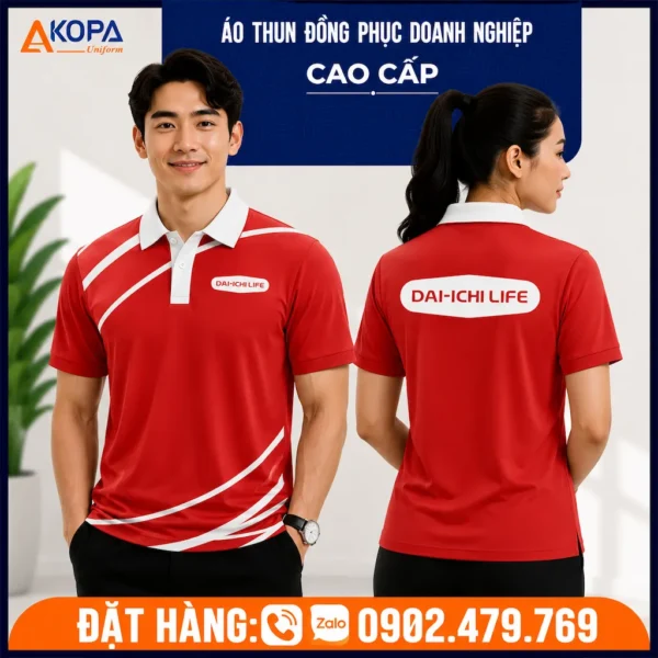 Áo Thun Polo Đồng Phục Công Ty Bảo Hiểm Da-ichi Life – AK0092