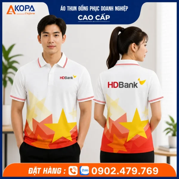 Áo Thun Polo Đồng Phục Ngân Hàng VIB – AK0083