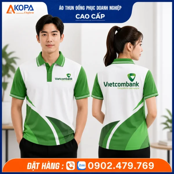 Áo Thun Polo Đồng Phục Công Ty Shoppe Màu Cam – AK0074
