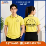 Áo Thun Polo Đồng Phục Ngành FnB Màu Vàng – Quy Nhơn