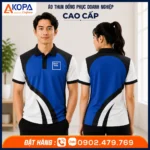 Áo Polo Đồng Phục Công Ty Phần Mềm Màu Xanh Đen