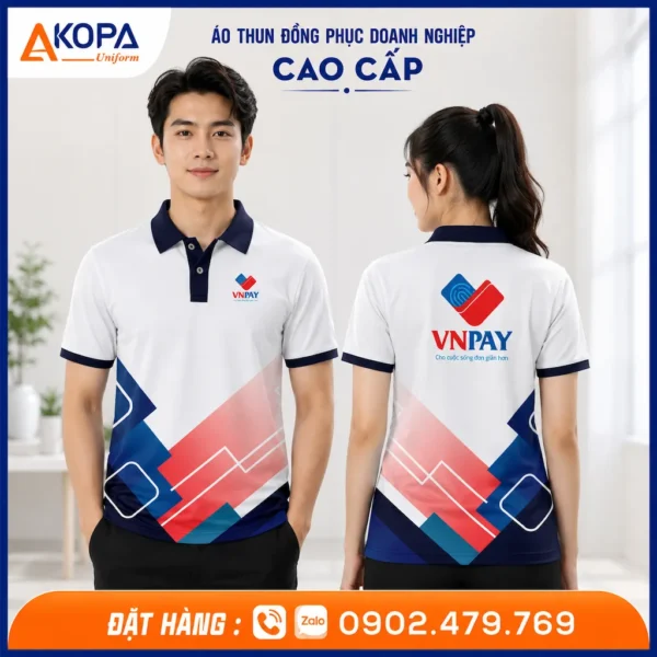 Áo Thun Polo Đồng Phục Công Ty Thanh Toán VNPAY – AK0090