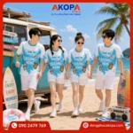 Áo phông nhóm giúp các thành viên dễ nhận diện nhau trong những chuyến đi đông người. Thiết kế đồng nhất, hình in sắc nét và bố cục hài hòa góp phần tạo nên hình ảnh chuyên nghiệp, gắn kết cho cả tập thể.