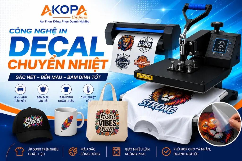 In Decal Chuyển Nhiệt Là Gì ? Ưu Điểm, Nhược Điểm