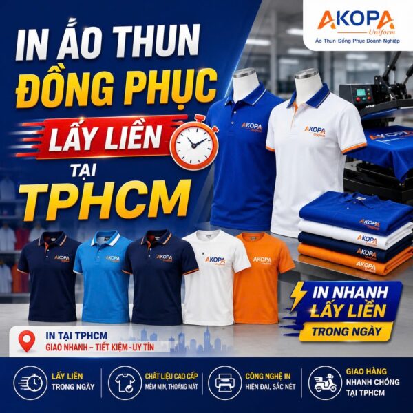 In Áo Tại Quy Nhơn Theo Yêu Cầu
