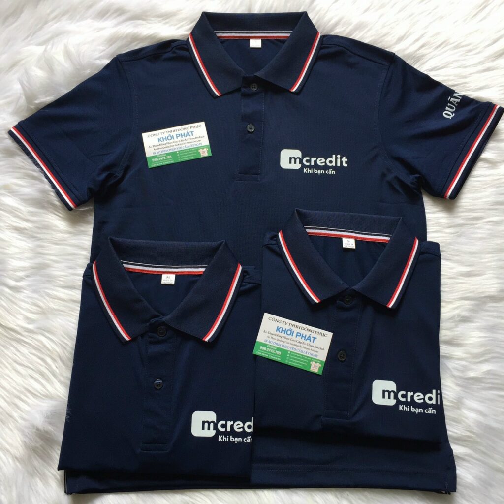 in áo đồng phục cho nhóm công ty tài chính