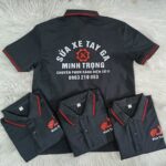 in áo tiệm sửa xe ở quy nhơn