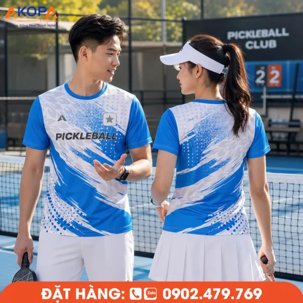 Áo Đồng Phục PickleBall Cổ Tròn