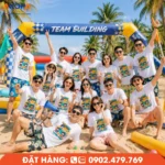 Mẫu áo team building công ty giúp doanh nghiệp xây dựng hình ảnh đồng bộ, nổi bật trong các hoạt động ngoài trời, mang đến tinh thần đoàn kết và tràn đầy năng lượng cho cả đội.