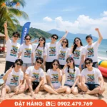 Mẫu áo team building công ty với thiết kế ấn tượng, chất vải thoáng mát, giúp tập thể nổi bật, gắn kết và tự tin trong mọi hoạt động ngoài trời.