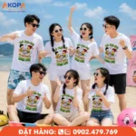 Áo team building hài hước với slogan "Thà nhịn đói chứ không nhịn nổi" độc đáo, thiết kế trẻ trung, hình in sắc nét và chất vải mềm mại, là lựa chọn lý tưởng cho các chuyến du lịch biển, team building và hoạt động tập thể vui nhộn.