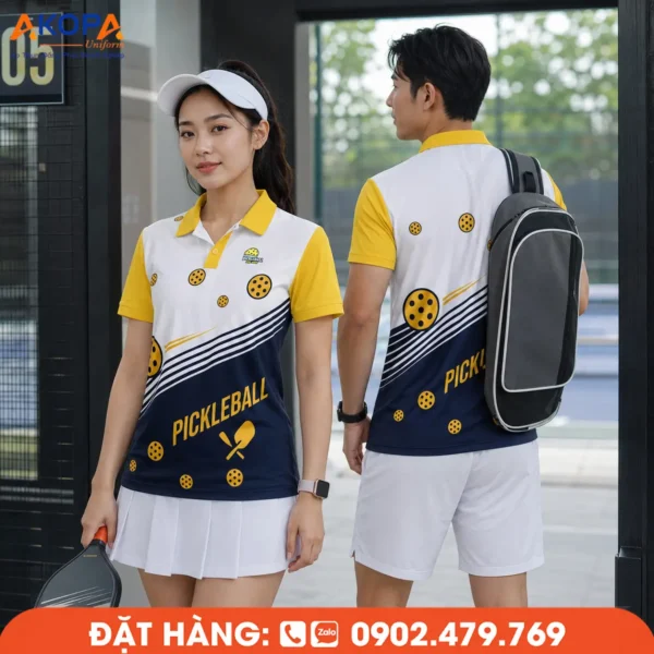 Áo Đồng Phục Pickleball Có Cổ Polo