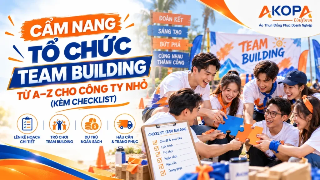 Cẩm Nang Tổ Chức Team Building Từ A–Z Cho Công Ty Nhỏ Tại TP.HCM (Kèm Checklist)