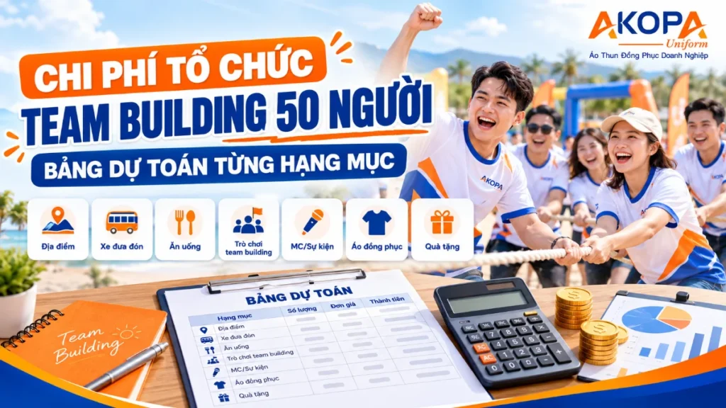 Chi Phí Tổ Chức Team Building 50 Người: Bảng Dự Toán Từng Hạng Mục