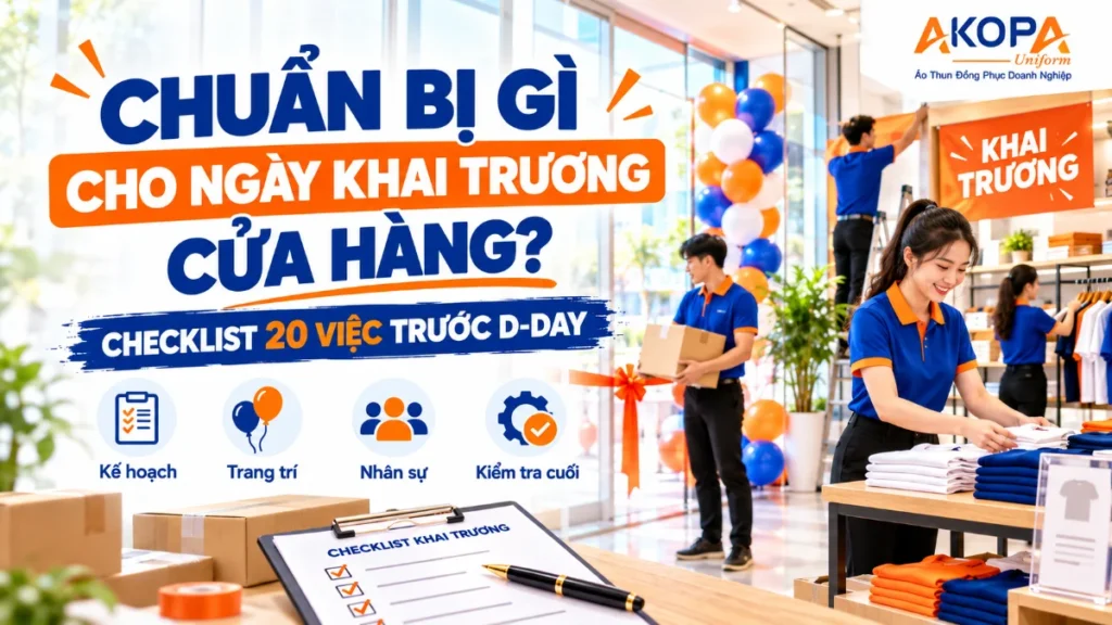 Chuẩn Bị Gì Cho Ngày Khai Trương Cửa Hàng? Checklist 20 Việc Trước D-Day