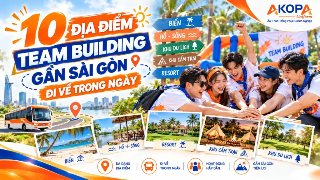 10 Địa Điểm Team Building Gần Sài Gòn Đi Về Trong Ngày