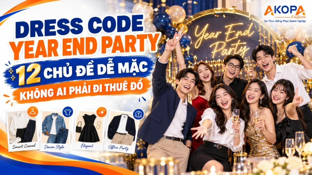 Dress Code Year End Party: 12 Chủ Đề Dễ Mặc, Không Ai Phải Đi Thuê Đồ