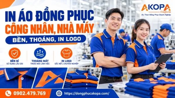 In Áo Đồng Phục Sự Kiện, Khai Trương, Hội Nghị – Giao Kịp Ngày Tổ Chức