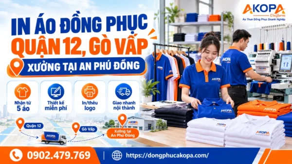 In Áo Đồng Phục Sự Kiện, Khai Trương, Hội Nghị – Giao Kịp Ngày Tổ Chức
