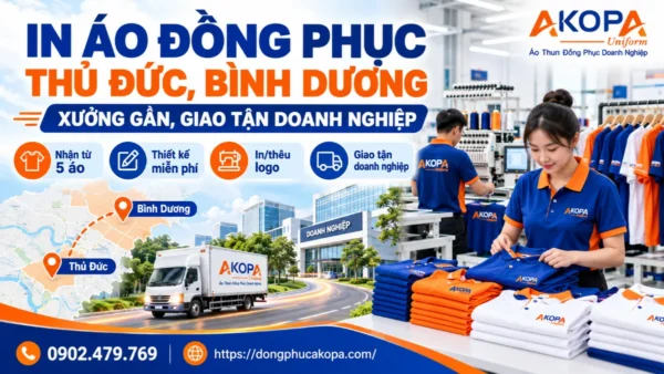 In Áo Đồng Phục Sự Kiện, Khai Trương, Hội Nghị – Giao Kịp Ngày Tổ Chức
