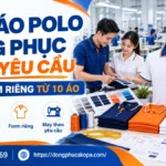 May áo polo đồng phục theo yêu cầu, màu và form riêng tại AKOPA