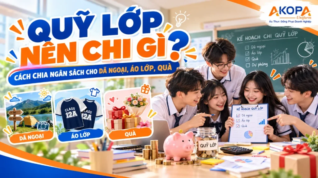 Quỹ Lớp Nên Chi Gì? Cách Chia Ngân Sách Cho Dã Ngoại, Áo Lớp, Quà